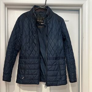 Barbour Dark Blue Quilted Jacket